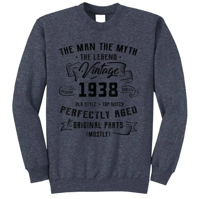 Man Myth Legend 1938 85th Birthday Present Gift For 85 Years Old Sweatshirt