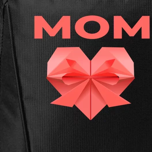 Mom Mommy Love Mama Heart Thank You Mother's Day Meaningful Gift City Backpack