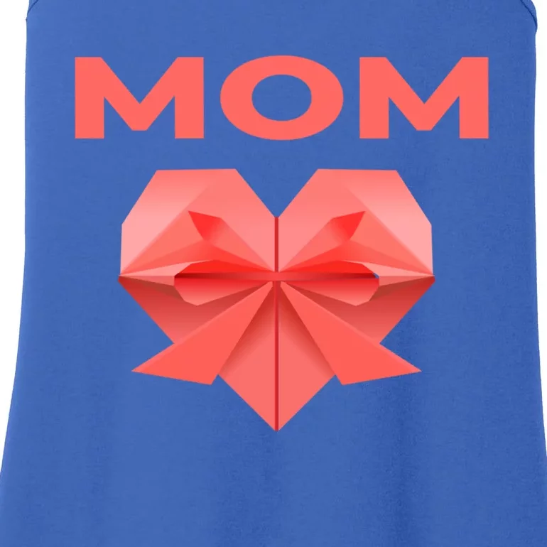 Mom Mommy Love Mama Heart Thank You Mother's Day Meaningful Gift Ladies Essential Tank