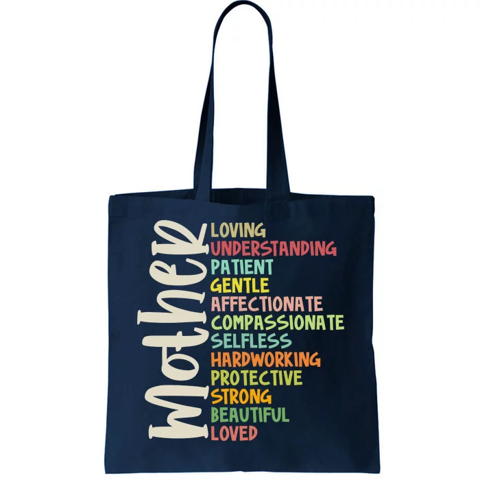 Mother Meaning Loving Gift Tote Bag