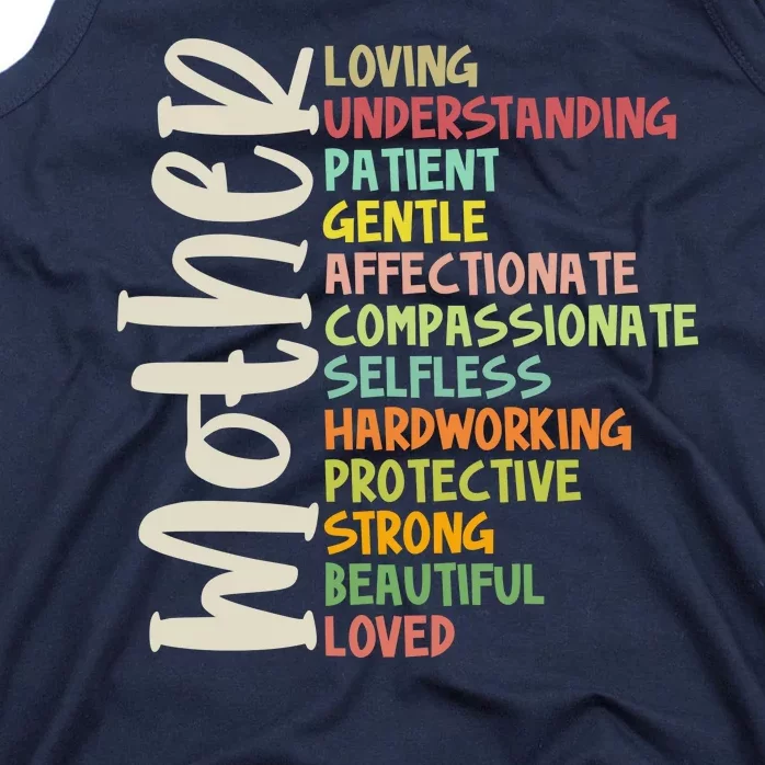 Mother Meaning Loving Gift Tank Top