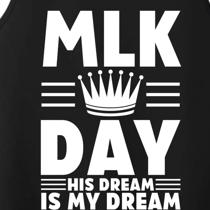 Mlk Martin Luther King Day Usa Cute Gift Performance Tank