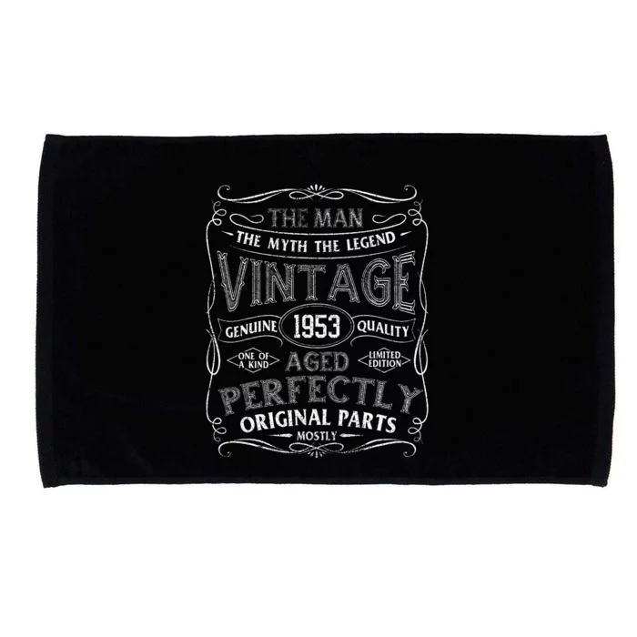 Man Myth Legend Vintage 1953 Year Of Birth Birthday Microfiber Hand Towel