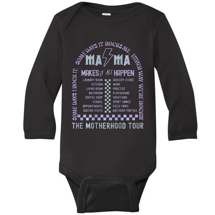 Mama MomS Life MotherS Day Family Baby Long Sleeve Bodysuit