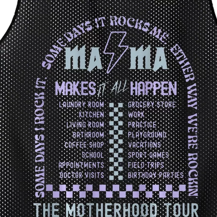 Mama MomS Life MotherS Day Family Mesh Reversible Basketball Jersey Tank