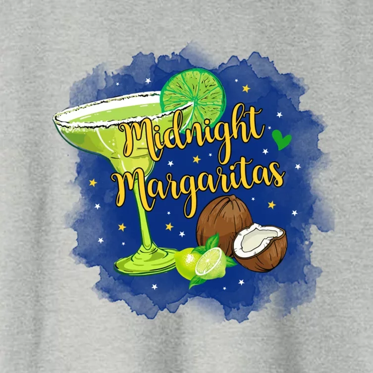 Midnight Margaritas Lime Coconut Margarita Lover Ing Gift Women's Crop Top Tee