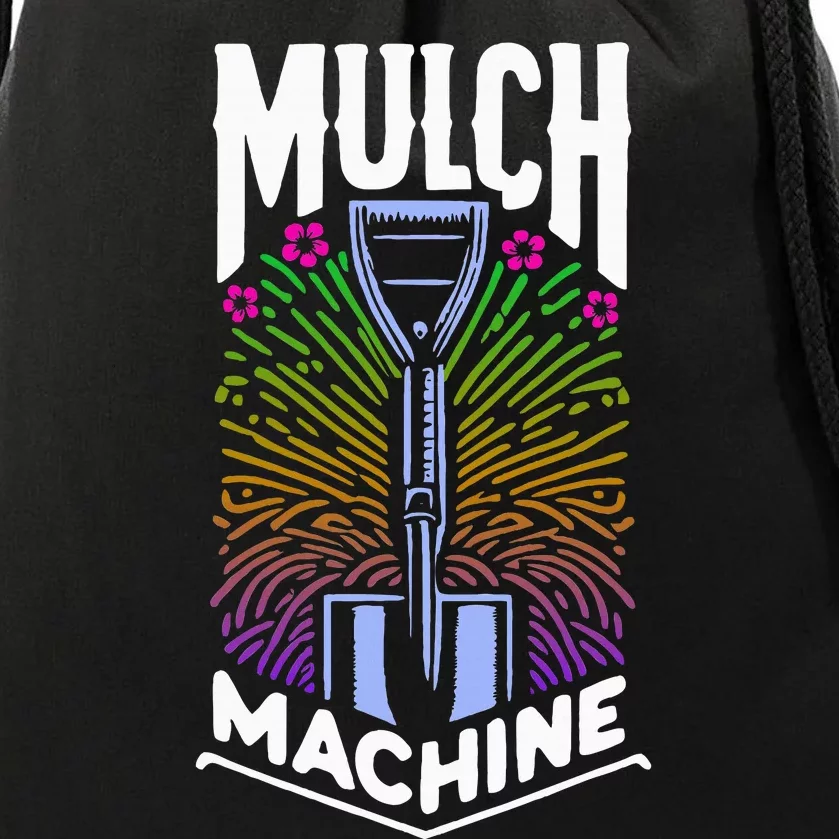 Mulch Machine Drawstring Bag