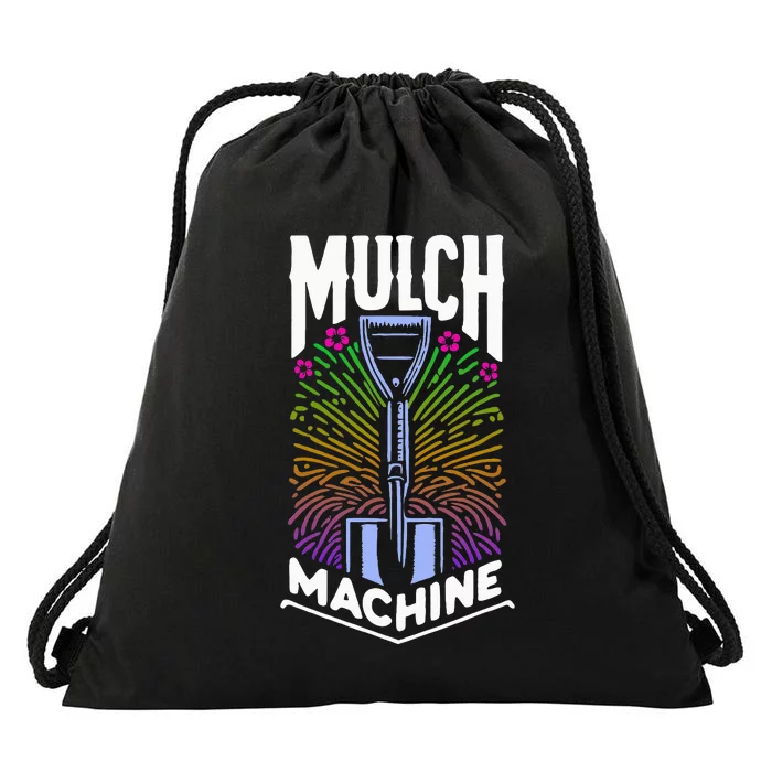 Mulch Machine Drawstring Bag