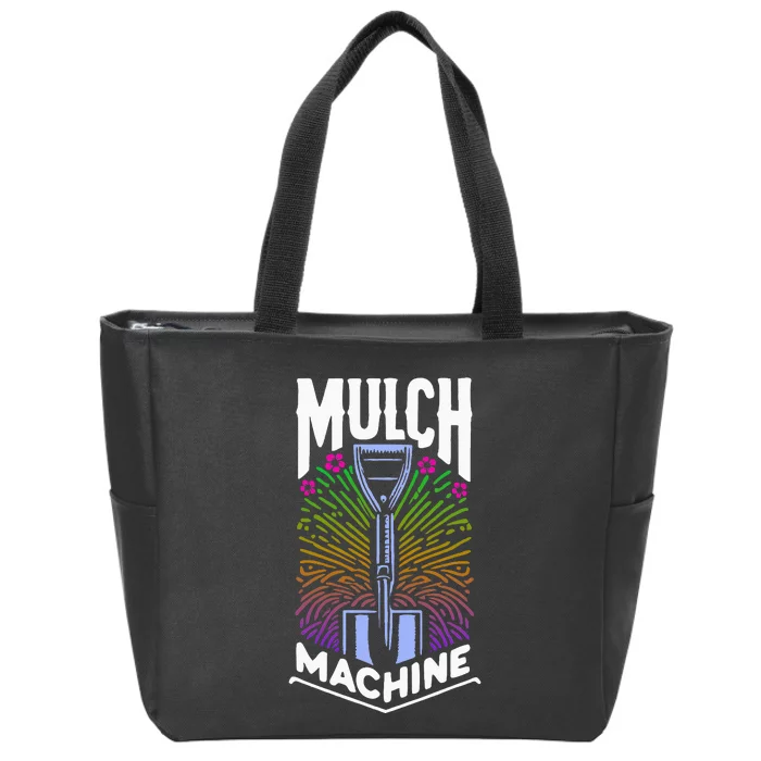 Mulch Machine Zip Tote Bag