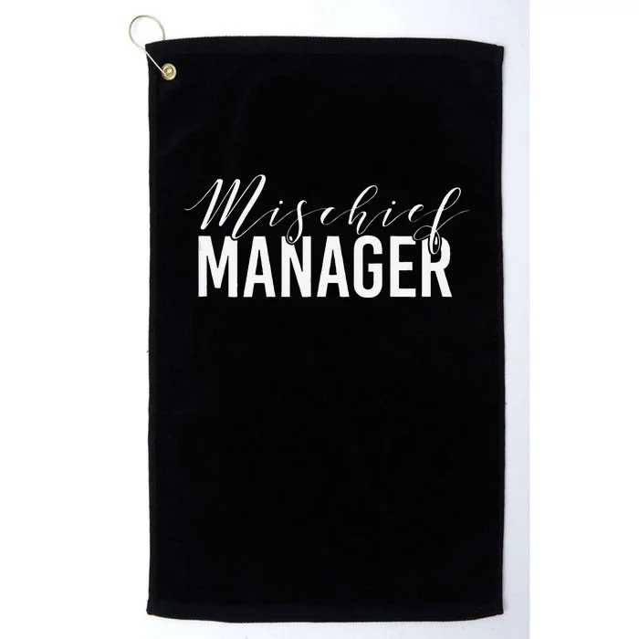 Mischief Manager Platinum Collection Golf Towel