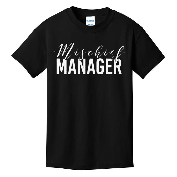 Mischief Manager Kids T-Shirt