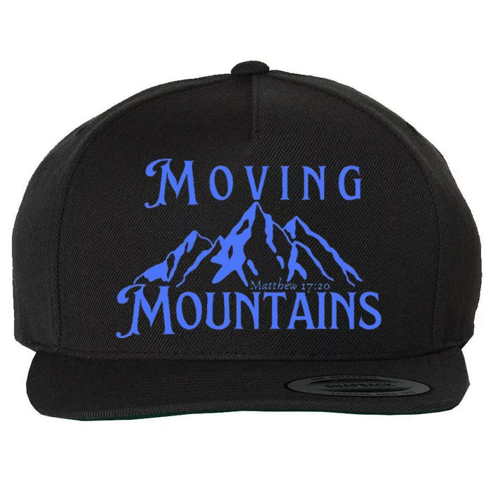 Moving Mountains Wool Snapback Cap