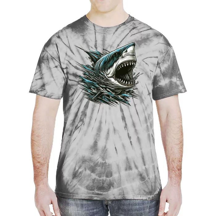 Majestic Megalodon Tie-Dye T-Shirt