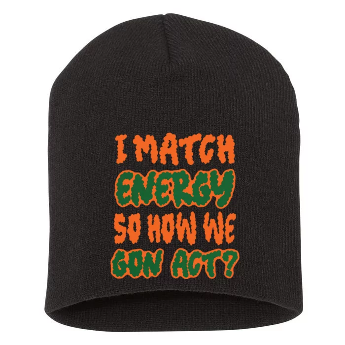 Match Match Short Acrylic Beanie