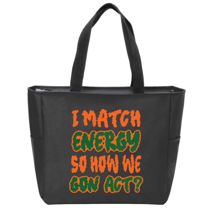 Match Match Zip Tote Bag