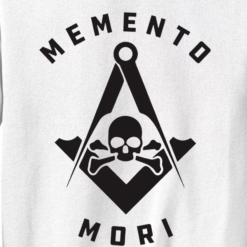 Memento Mori Masonic Symbol Black Skull Sweatshirt