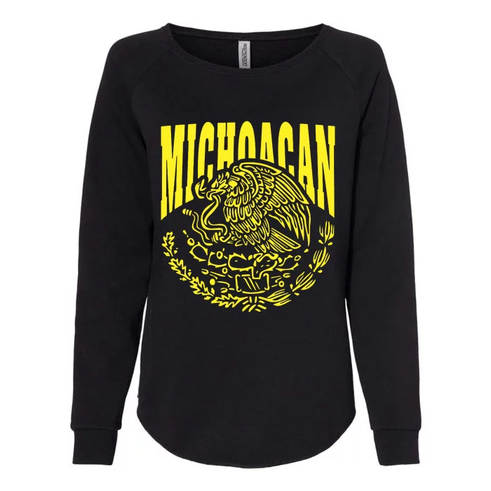 Michoacan Mexico Mexican State Phone Womens California Wash Sweatshirt