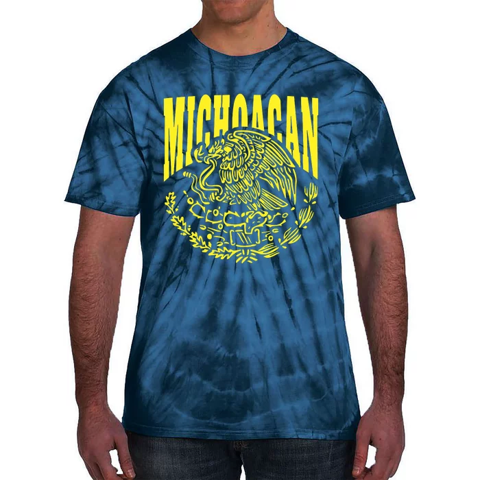 Michoacan Mexico Mexican State Phone Tie-Dye T-Shirt