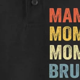 Mama Mommy Mom Bruh Mommy And Me Funny Mom Life Dry Zone Grid Performance Polo