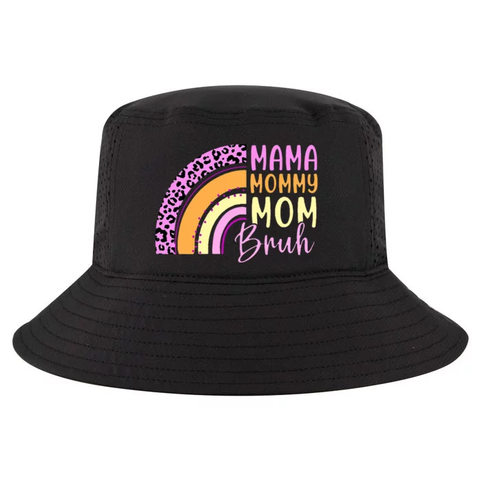 Mama Mommy Mom Bruh Cute Rainbow Cool Comfort Performance Bucket Hat