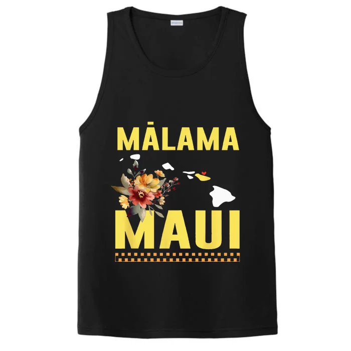 Malama Maui Malama Strong Hawaii Performance Tank