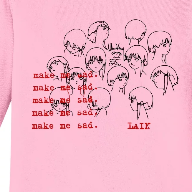 Make Me Mad Lain Baby Long Sleeve Bodysuit