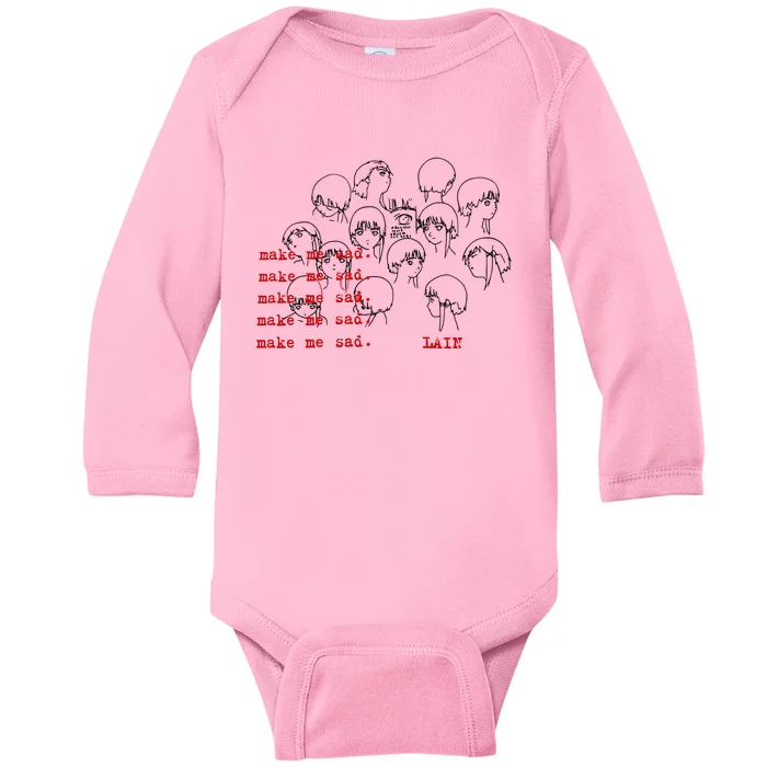 Make Me Mad Lain Baby Long Sleeve Bodysuit