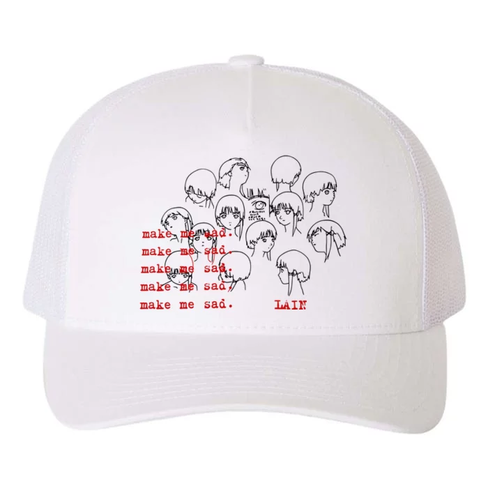 Make Me Mad Lain Yupoong Adult 5-Panel Trucker Hat