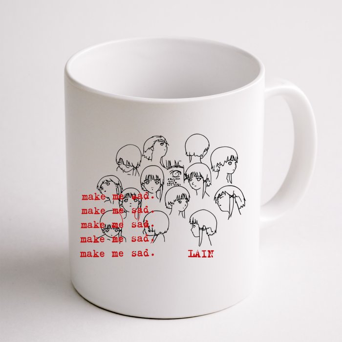 Make Me Mad Lain Front & Back Coffee Mug