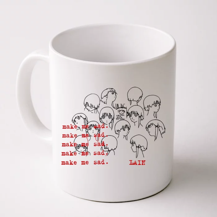 Make Me Mad Lain Front & Back Coffee Mug