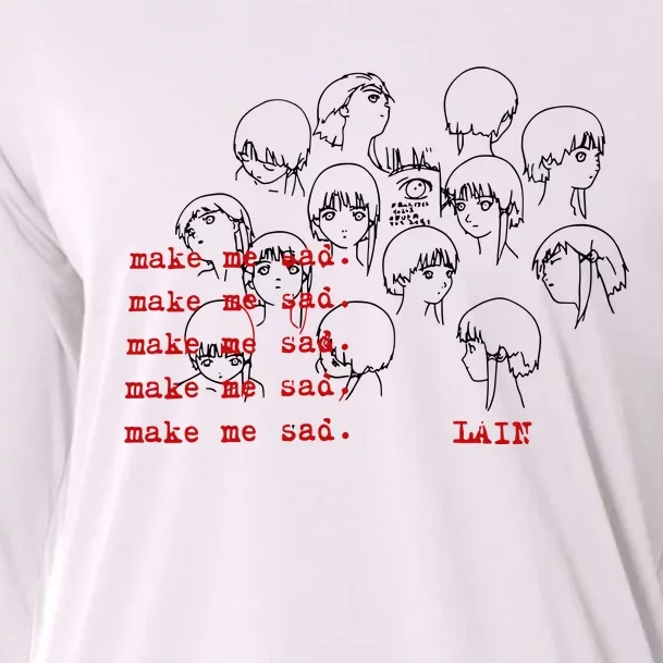 Make Me Mad Lain Cooling Performance Long Sleeve Crew