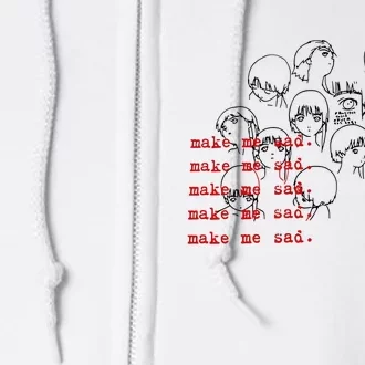 Make Me Mad Lain Full Zip Hoodie