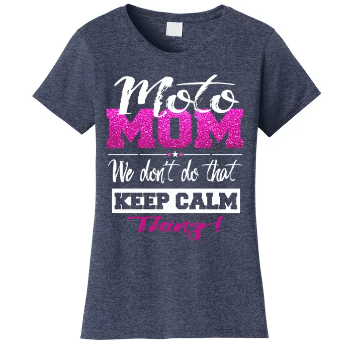 Motocross Moto Mom Dirt Bike Motorcycle Mx Racing Gift Women's T-Shirt