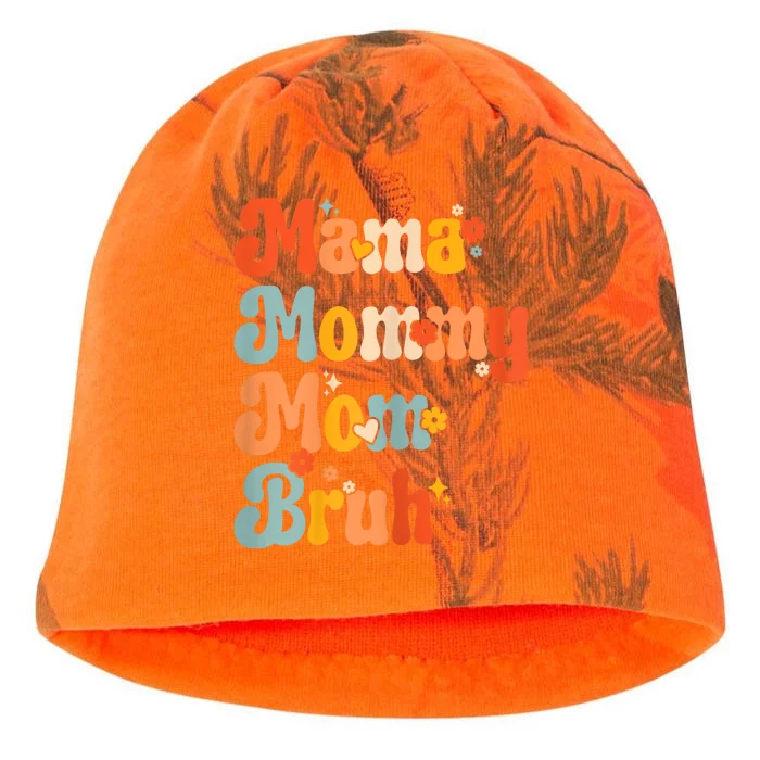 Mama Mommy Mom Bruh Mothers Day Vintage Funny Mother Kati - Camo Knit Beanie