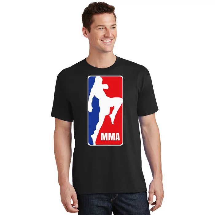 Mma Mixed Martial Arts Retro Fighting Fan Logo T-Shirt