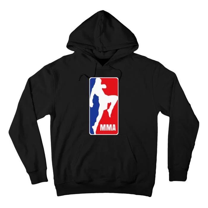 Mma Mixed Martial Arts Retro Fighting Fan Logo Tall Hoodie