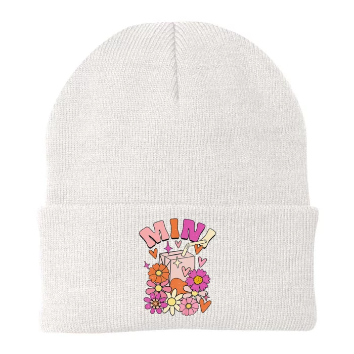 Mama & Mini Mommy & Daughter Mommy & Me Groovy Matching Knit Cap Winter Beanie