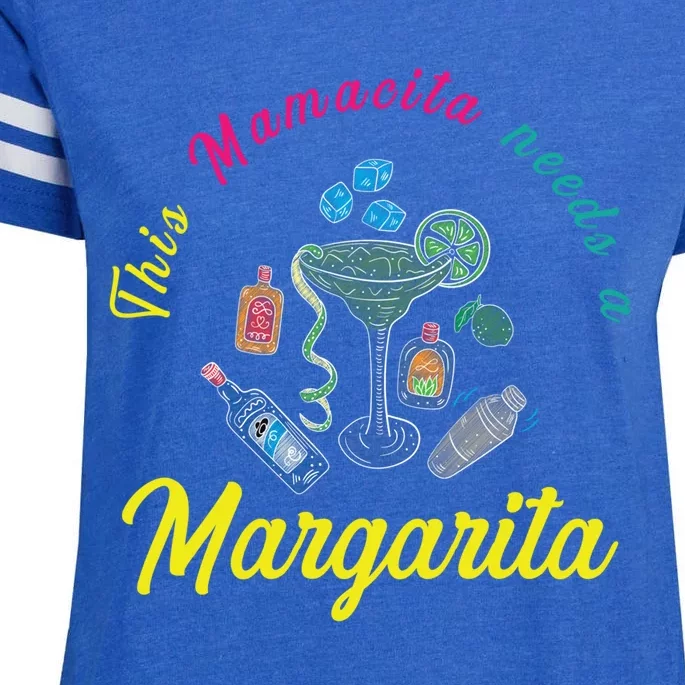 Mamacita Margarita Mamacita Needs A Margarita Mamacita Cool Gift Enza Ladies Jersey Football T-Shirt