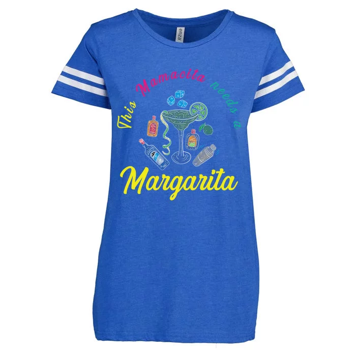 Mamacita Margarita Mamacita Needs A Margarita Mamacita Cool Gift Enza Ladies Jersey Football T-Shirt