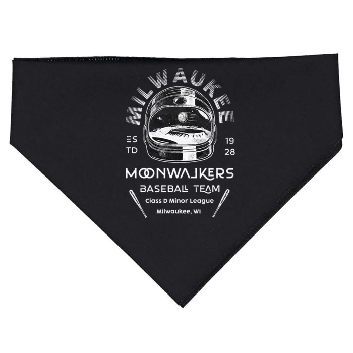 Milwaukee Moonwalkers Minor League Retro Baseball Team USA-Made Doggie Bandana