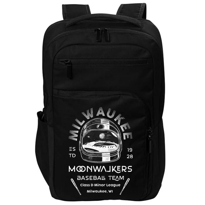 Milwaukee Moonwalkers Minor League Retro Baseball Team Impact Tech Backpack