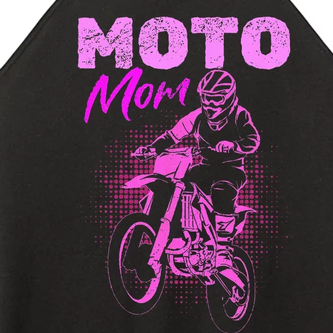 Motocross Moto Mom Woman Women’s Perfect Tri Rocker Tank