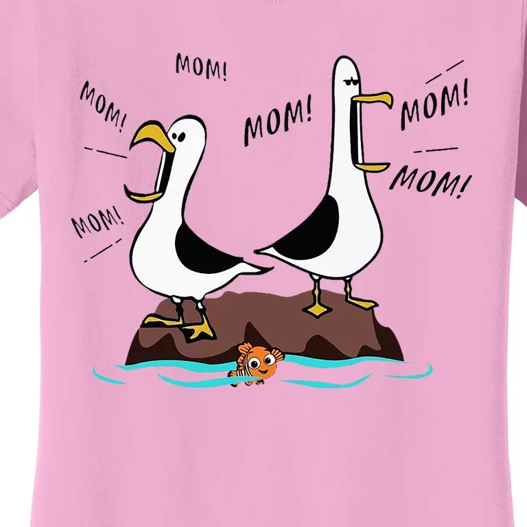 Mom Mom Mom Seagull Family Mother Women's T-Shirt