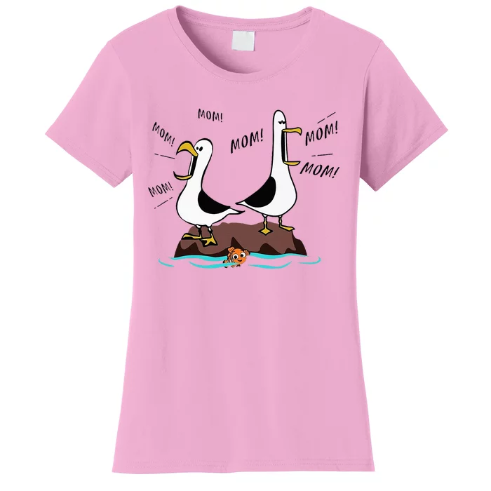 Mom Mom Mom Seagull Family Mother Women's T-Shirt