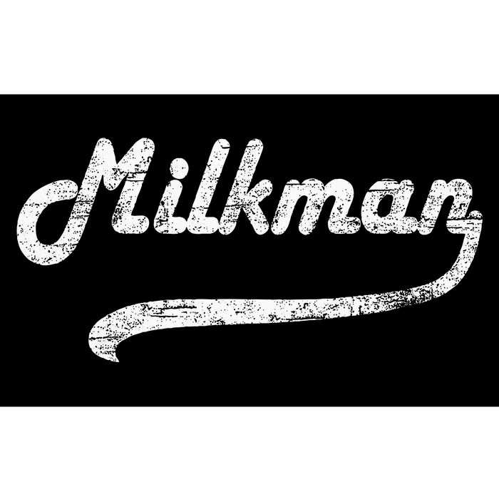 Milkman Milk Man Milk Maker Funny Job Profession Bumper Sticker