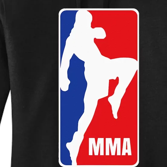 MMA Mixed Martial Arts Retro Fighting Fan Women's Pullover Hoodie