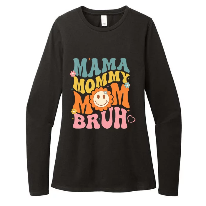 Mama Mommy Mom Bruh Mom Mother Womens CVC Long Sleeve Shirt