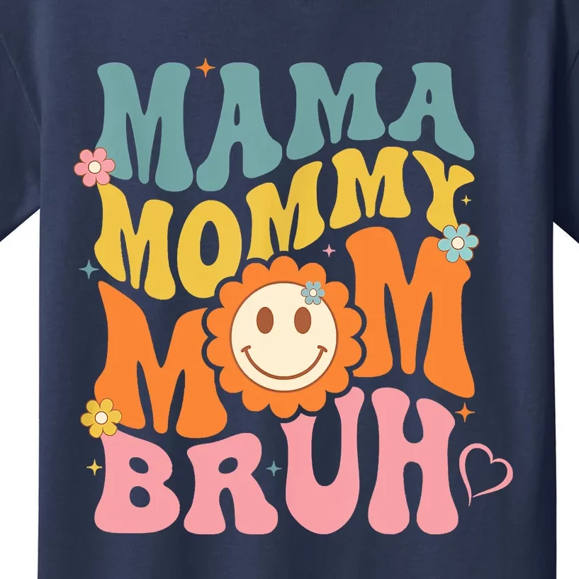 Mama Mommy Mom Bruh Mom Mother Kids T-Shirt