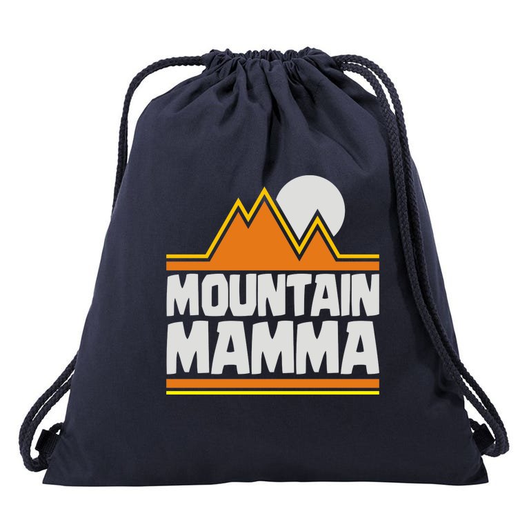 Mountain Mamma Drawstring Bag
