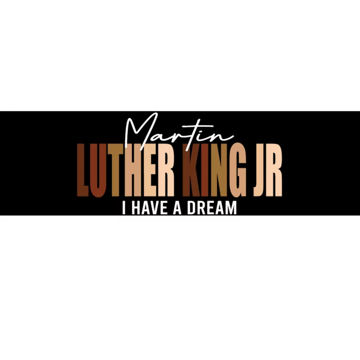 Melanin MLK Martin Luther King Jr. I Have Dream Cool Bumper Sticker